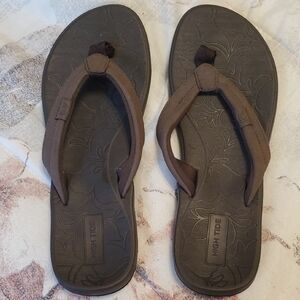 High Tide Brown Flip Flops